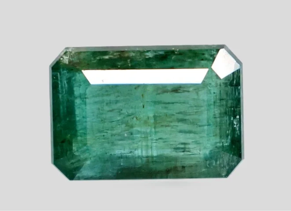Natural Emerald (Panna) octagon step cut loose gemstone, report no. 13761D56715