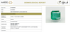 IIGJ Research & Laboratories GJEPC India gemmological report 6810D26566 for natural emerald