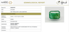 IIGJ Research & Laboratories GJEPC India gemmological report 6938D27097 for natural emerald
