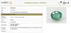 IIGJ Research & Laboratories GJEPC India gemmological report 7000D27362 for natural emerald