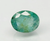 Natural Emerald 7.61 ct oval mixed cut loose gemstone, green, IIGJ certified report no. 7000D27362