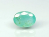 Natural Emerald 7.68 ct oval mixed cut loose gemstone, green, IIGJ certified report no. 8891D36297