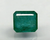 Natural Emerald 4.59 ct octagon step cut loose gemstone, green, IIGJ certified report no. 9498D38438