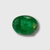 Natural Emerald 3.00 ct oval mixed cut loose gemstone, green, Govt. Lab Certified