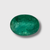 Natural Emerald 4.30 ct oval mixed cut loose gemstone, green, Govt. Lab Certified