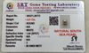 SRT Gems Testing Laboratory certificate SRGTL30773 for Natural South Sea Pearl from Tushar Gems