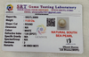 SRT Gems Testing Laboratory certificate SRGTL30809 for Natural South Sea Pearl from Tushar Gems