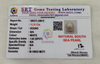 SRT Gems Testing Laboratory certificate SRGTL30812 for Natural South Sea Pearl from Tushar Gems