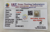 SRT Gems Testing Laboratory certificate SRGTL30828 for Natural South Sea Pearl from Tushar Gems