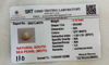 SRT Gems Testing Laboratory certificate SRGTL96579 for Natural South Sea Pearl from Tushar Gems