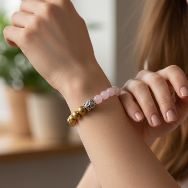 PYRITE & ROSE QUARTZ LOVE & WEALTH