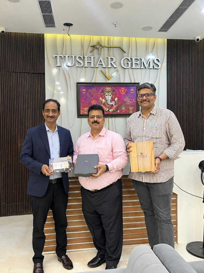 Gemwix collection at the Tushar Gems showroom