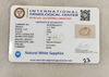 IGC certificate of authenticity IGCDKBAJ49513 - Natural White Sapphire 5.11 Ratti