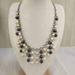 The Natural Pearl Necklace with Silver Coated Alloy: A Fusion of Elegance and Modern Design