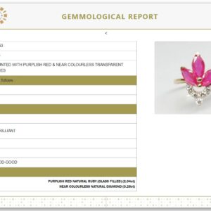 Timeless Ruby & Diamond Ring in 14K Gold