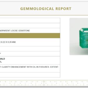 9.48 Ratti - Certified Natural Emerald (GJEPC Certified) | Octagon Step Cut | Minor Oil Treatment  Certificate No.: 6810D26569