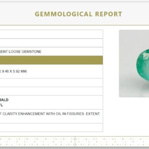 Natural Emerald | Oval Mixed Cut | Transparent | Govt. Lab Certified