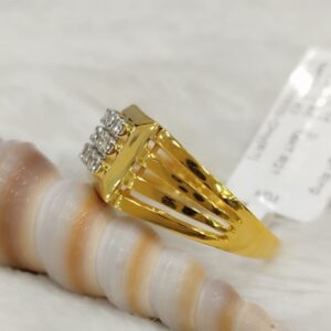 Kisna 14K Gold Natural Diamond Ring – 0.15 Ct of Classic Radiance