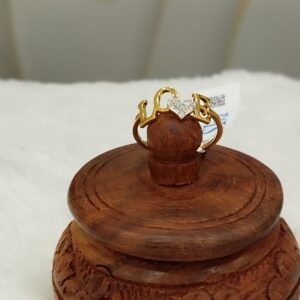 Kisna 14K Gold Natural Diamond Ring – 0.05 Ct of Subtle Elegance