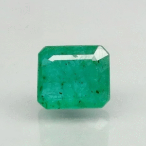6.52 Ratti Natural Emerald | Octagon Step Cut | Semi-Transparent | Govt. Lab Certified