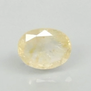 7.39 Ratti Natural Yellow Sapphire | Cushion Mixed Cut | Transparent | Govt. Lab Certified | Unheated