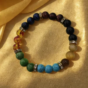 Multicolor Premium 7 Cakra energy level Vanity Bracelet for Men & women
