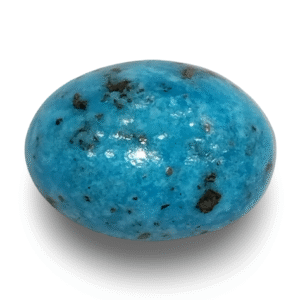 Natural Turquoise | Sea Blue | Oval Cabochone | IGC Certified | Matrix Background  Certification: IGC (IGCDKBAJ41405)