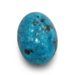 Natural Turquoise | Sea Blue | Oval Cabochone | IGC Certified | Matrix Background  Certification: IGC (IGCDKBAJ41405)