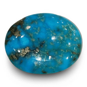 Natural Turquoise | IGC Certified | Oval | Matrix Sea Blue  Certification Number: IGCDKBAJ44714