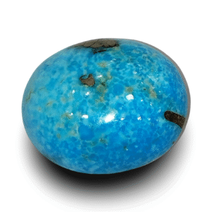 Natural Turquoise | Sea Blue | Oval | Matrix Background | IGC Certified  Certification: IGC (IGCDKBAJ44710)