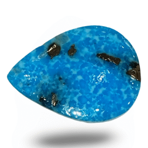 Natural Turquoise | Sea Blue | Pear Shape | IGC Certified | Matrix Background Certification: IGC (IGCDKBAJ44713)
