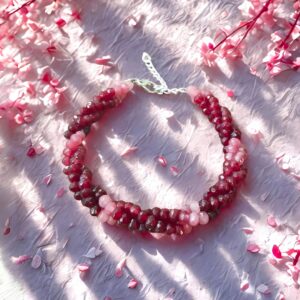 Pink Premium Semi shaded Ruby  Bracelet for Men & women
