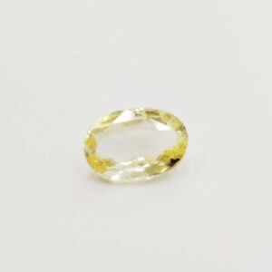 5.06 Ratti Premium Quality Natural Yellow Sapphire | Oval Mixed Cut | Untreated | Govt. Lab Certified