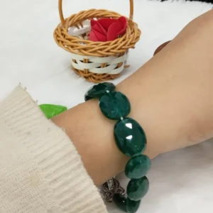 Green Premium Onyx Advance Growth Healing & Abundance Bracelet For Men & Women