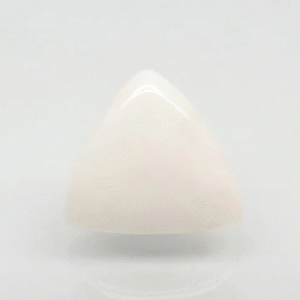 7.39 Ratti Natural White Opal | Govt. Lab Certified | Triangular Cabochon