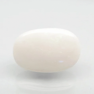 10.43 Ratti Natural White Opal | Oval Cabochon | Govt. Lab Certified