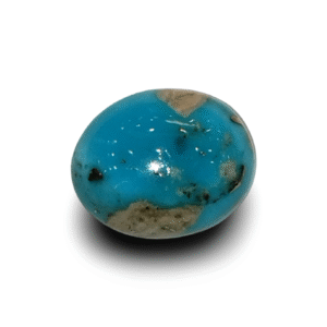 Natural Turquoise | Certified Oval Gemstone in Sky Blue Certificate No.: IGCDKBAJ47491
