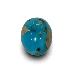 6.06 Ratti Natural Turquoise | Certified Oval Gemstone in Sky Blue