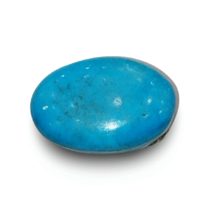 Natural Turquoise | Certified Sea Blue Firoza | Matrix Background  Certificate Number: IGCDKBAJ44686