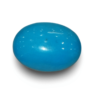 Natural Turquoise | Certified | Oval Cabochon | Sea Blue  Certificate No.: IGCDKBAJ44693