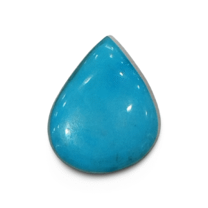 12.50 Ratti Natural Turquoise | Certified | Pear Shape | Sea Blue Description: