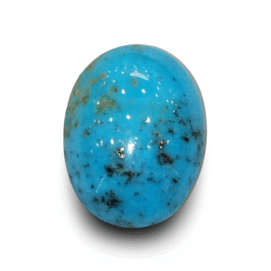20.22 Ratti Natural Turquoise | Oval Cabochon | Sea Blue | Matrix Background | Certified