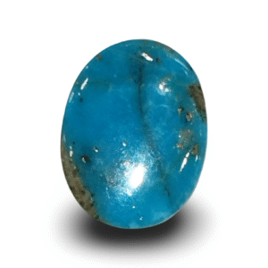 15.28 Ratti Natural Turquoise | Certified | Oval Cabochon | Sea Blue
