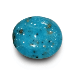 Natural Turquoise | Oval Cabochon | Sea Blue | Certified | Astrological Gemstone  Certificate No.: IGCDKBAJ41439