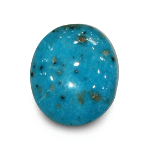 20.44 Ratti Natural Turquoise | Oval Cabochon | Sea Blue | Certified | Astrological Gemstone