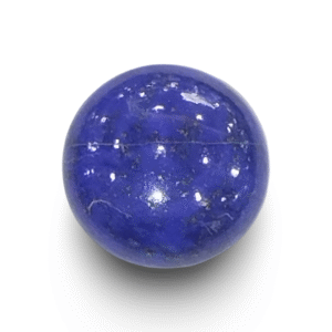 Natural Lapis Lazuli | Oval Cabochon | Royal Blue with Pyrite | IGC Certified  Certificate No.: IGCDKBAJ42482