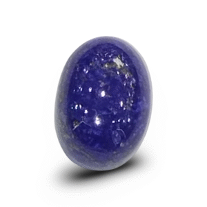 13.06 Ratti Natural Lapis Lazuli | Oval Cabochon | Deep Blue with Pyrite | IGC Certified