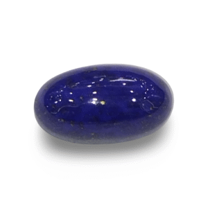 Natural Lapis Lazuli | Certified Oval Cut | Deep Blue with Pyrite Inclusions Certificate No.: IGCDKBAJ44673