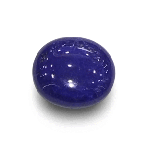 Natural Lapis Lazuli | Oval Cabochon | Deep Blue with Pyrite Species | Certified by IGC Certificate No.: IGCDKBAJ44672