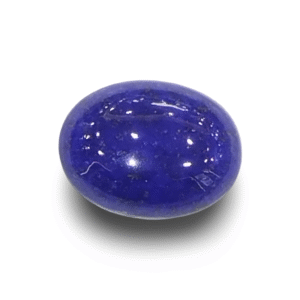 Natural Lapis Lazuli | Oval Cabochon | Rich Blue with Pyrite Crystals | IGC Certified Certificate No.: IGCDKBAJ42486
